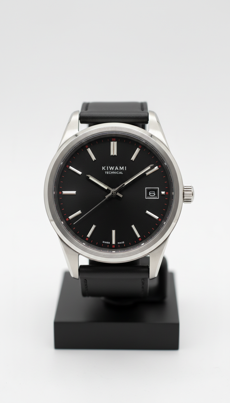 Technical Silver Classic with Engraved Caseback