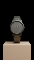 Graphite minimalist automatic watch